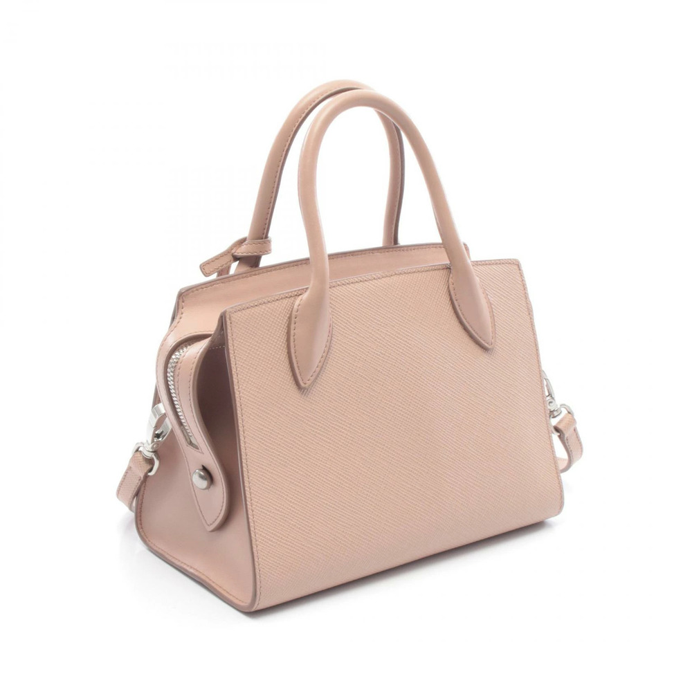 Prada SAFFIANO CUIR Monochrome Handbag Leather Pink - Picture 1 of 5